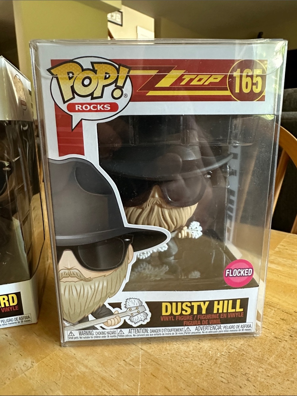 ZZ Top Dusty Hill Flocked Exclusive Funko Pop
